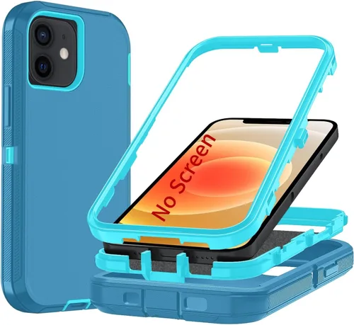 Vista 7 de Funda para iPhone 7/8Plus, iPhone 8 Plus y 7 Plus, resistente protección para teléfono, a prueba de golpes, a prueba de polvo, a prueba de caídas