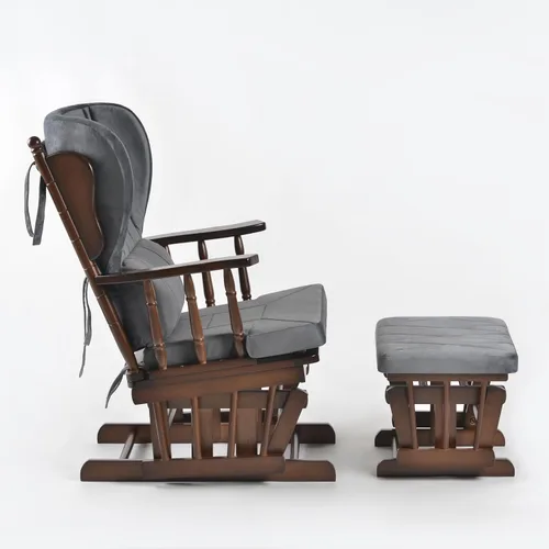 Vista 5 de Comfort Deluxe - Juego de silla y otomana (antracita)