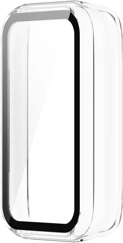 Vista 2 de TenCloud Protector de pantalla compatible con Amazfit Band 7 Smartwatch Accessories Case resistente a los arañazos Protección completa (transparente)