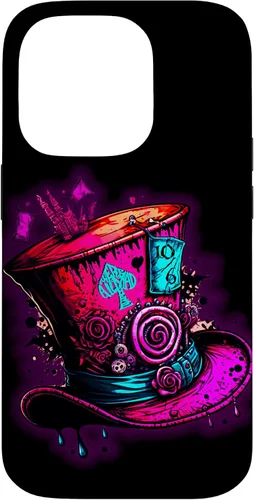 Vista 16 de Funda para iPhone 11 Pro Max We're All Mad Here Pink Steampunk Alicia en el país de las maravillas