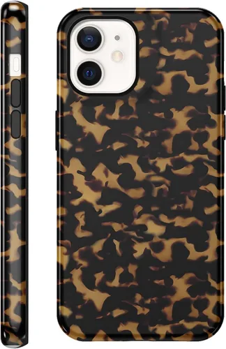 Vista 23 de Funda de teléfono con estampado de guepardo para iPhone 7/8/SE 2020/2022 de 4.7 pulgadas, funda de lujo con diseño de leopardo marrón coqueta a