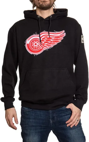 Vista 11 de Calhoun NHL Surf & Skate - Sudadera con capucha unisex con parche deshilachado de gofres – The Coastal Collection Boston Bruins