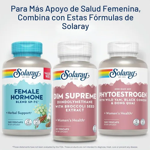 Vista 6 de SOLARAY DIM Supreme 100 mg, 60 cápsulas vegetales