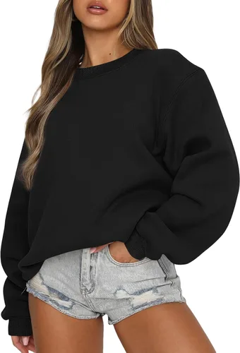 Vista 71 de EFAN Sudaderas de gran tamaño con cuello redondo Y2K para mujer, sudaderas con capucha para otoño, moda 2025, ropa para adolescentes y niñas, lindo