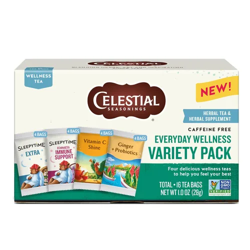 Vista 14 de Celestial Seasonings Detox Blend - Té de bienestar de diente de león, sin cafeína, caja de 16 bolsas de té