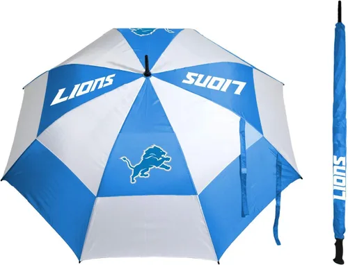 Vista 28 de Team Golf NFL San Francisco 49ers - Paraguas de golf de 62 pulgadas con funda protectora, diseño de protección contra el viento de doble toldo