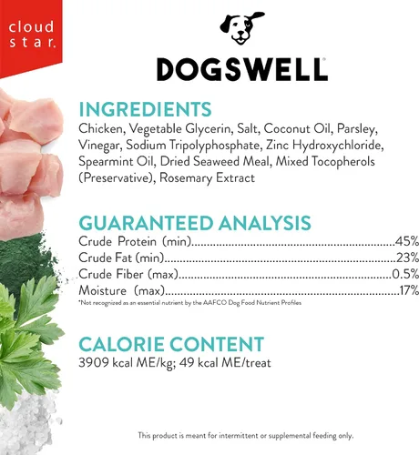 Vista 3 de Dogswell Carne seca de pollo dental 12 onzas