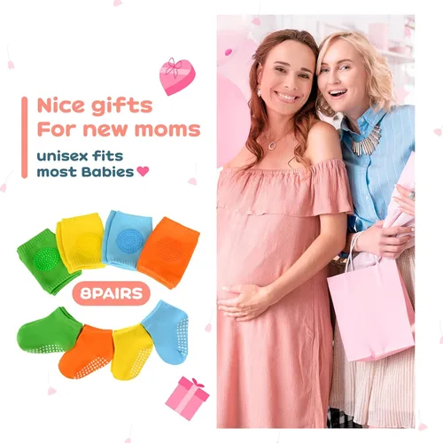 Vista 7 de BOSONER Rodilleras antideslizantes para bebés y niños y niñas, el mejor regalo para bebés, rodilleras unisex para bebés y niños pequeños