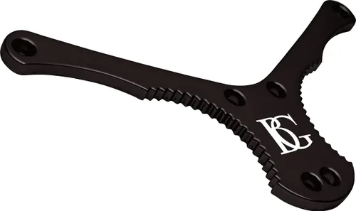 Vista 3 de BG France C20YE Zen - Correa elástica de nailon para clarinete Bb, correa ergonómica para alivio del cuello con conectores de cuero