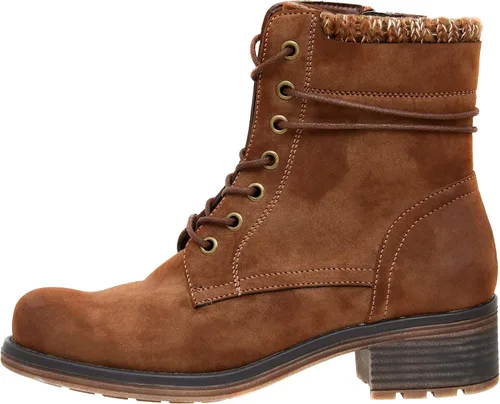 Vista 2 de CUSHIONAIRE Botas Rena con cordones y espuma viscoelástica para mujer