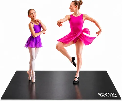 Vista 9 de Marley Dance Floor - Portable Dance Floor for Home & Studio, Non-Slip Dance Flooring for Ballet, Jazz, Lyrical & Tap, Reversible 0.06