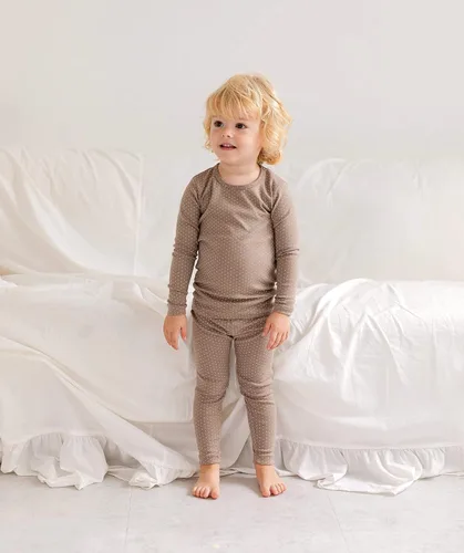 Vista 54 de AVAUMA Conjunto de pijama de algodón para bebés y niñas de 6 meses a 7 años