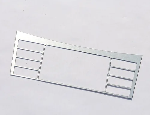 Vista 6 de YIWANG Aleación de aluminio consola central botón panel Trim coche accesorios para Mercedes Benz E clase W212 2010-2015
