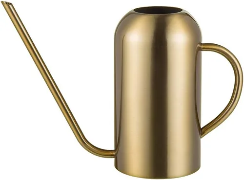 Vista 10 de Regadera de metal con boquilla larga de 40 oz/1.3 L, regadera de acero inoxidable para plantas de interior y exterior, negro mate