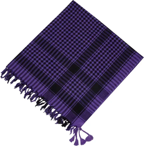 Vista 61 de LOVARZI Shemagh Cottons Arab Keffiyeh - Bufanda militar táctica para cabeza y cuello