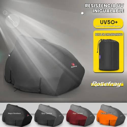 Vista 5 de Cubierta para Cortacésped de Montar, Tejido Impermeable de Grado Marino 420D - Ajuste Universal para John Deere, Cub Cadet, Craftsman, etc. Cubre