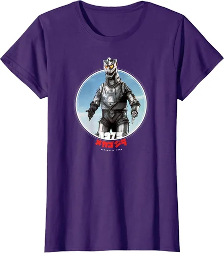 Vista 59 de Godzilla Mechagodzilla 1975 Icons of Toho T-Shirt Asphalt Grey