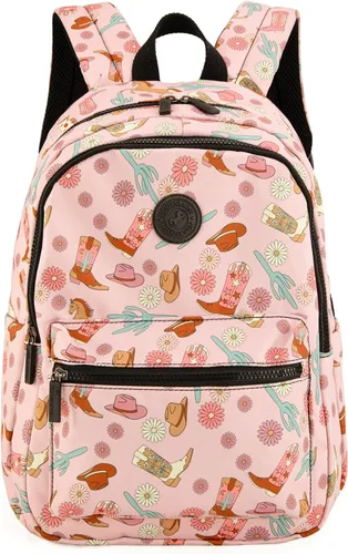 Vista 15 de Montana West - Mochila para mujeres, bolso de viaje occidental, mochila casual, mochila de día para portátil, universidad, Mediana