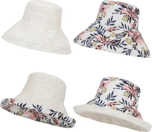 Vista 5 de Sombreros de ala ancha para el sol, para verano, playa, para exteriores, protección UV, sombreros de pesca