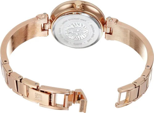 Vista 3 de Anne Klein - Reloj de brazalete con esfera de diamante auténtico para mujer