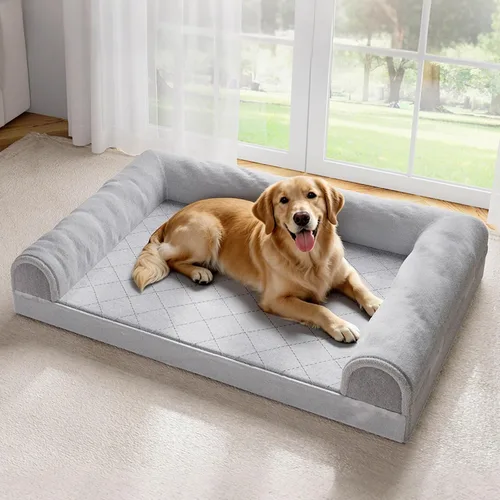 Vista 9 de Simple Trending Cama Elevada para Perros Grandes, Cuna Elevada Refrescante para Perros con Refuerzos, Cama Transpirable para Mascotas para Negro