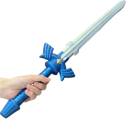 Vista 3 de Damdos Espada de espuma sintética para Halloween, para cosplay, espada de cielo, escudo Kirito Kirigaya, aliento de enlace de flecha de arco