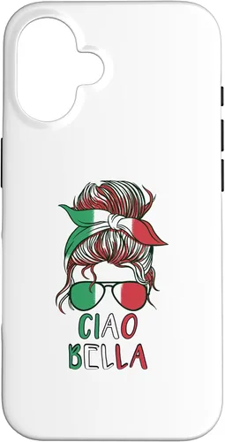 Vista 32 de Ciao Bella Italian Woman with Sunglasses Flag Italy Colors Case for iPhone 17
