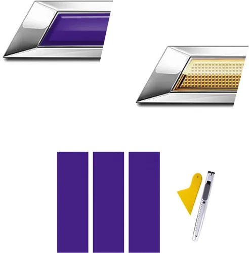 Vista 8 de Compatible con pegatinas de vinilo para logo de Bowtie, emblema para cortar y pegar, 3 unidades, color negro mate, para Chevy Negro mate 3