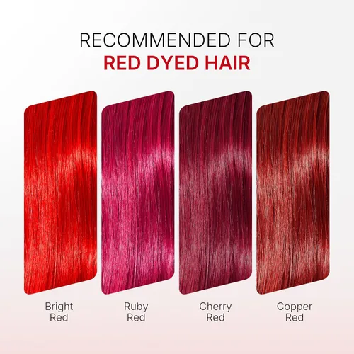 Vista 5 de Karseell Acondicionador Depositante de Color Mascarilla Capilar Roja Potenciador de Color, Hidrata y Realza los Tonos Rojos para Cabello Tratado