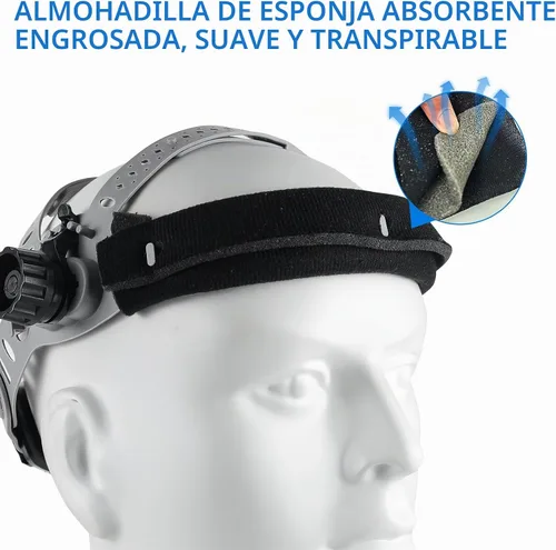 Vista 6 de TRQWH Reemplazo del casco de soldadura para campana de soldadura de agujero Negro