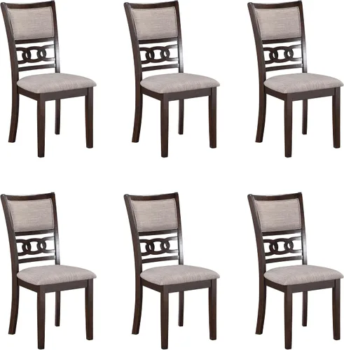 Vista 11 de New Classic Furniture Sillas de comedor Gia, juego de 2, color marrón