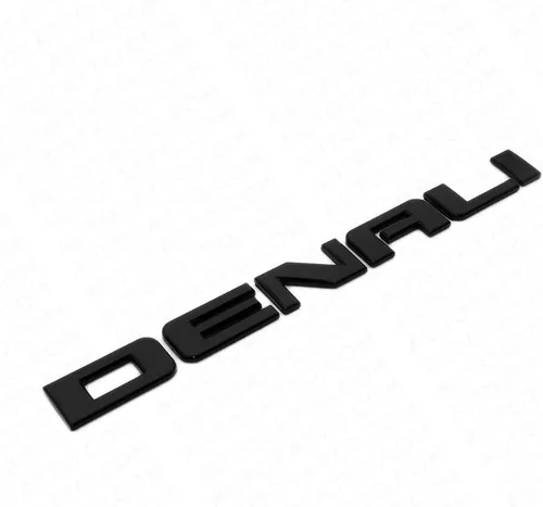 Vista 8 de Aimoll Denali Emblemas de placa de identificación, insignia para GM 07-16 Yukon Sierra Terrain (1 unidad, cromado)