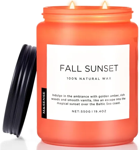 Vista 33 de M&SENSE Ode to Winter - Vela perfumada para el hogar, cera de soja natural, mecha de algodón, aroma de invierno, 7.05 onzas hasta 50 horas de tiempo
