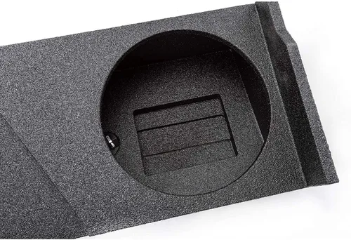 Vista 4 de QPower - Carcasa doble de subwoofer Downfire de 12 pulgadas, subcaja Q-Bomb compatible con Chevy Silverado XCab y GMC Sierra XCab 2007-2013