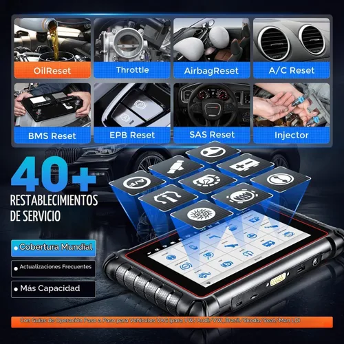 Vista 6 de Autel MaxiPRO MP900-BT escáner 2026 MP900BT OE C0ding como MS906 PRO MS906MAX 3000+ Active Test, 40+ Reset, OBD2 Bidirectional Scan Tool, Up of