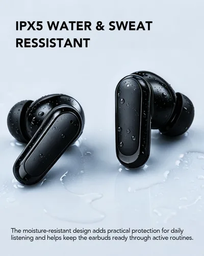 Vista 13 de Auriculares inalámbricos T8 Bluetooth con micrófono, pantalla de alimentación LED, graves profundos, auriculares ergonómicos intrauditivos Negro