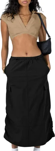 Vista 2 de Bowiln Women's Y2k Lapel Deep V Neck Tops Ribbed Knit Shorts Sleeve Navel-Less Fit Short Crop Tops For Party Club Streetwear