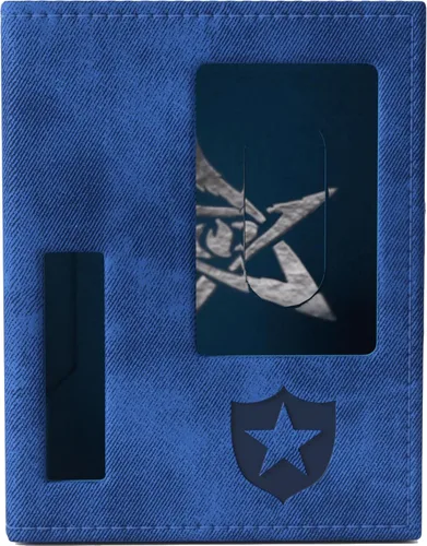 Vista 3 de Gamegenic Arkham Horror Investigator Deck Tome – Caja de mazo premium para Arkham Horror: El juego de cartas, contiene una cubierta completa de Azul