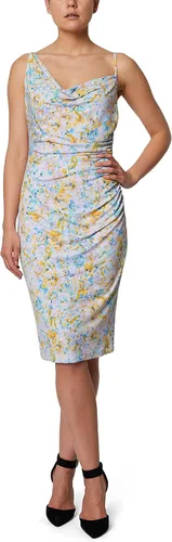 Vista 2 de LAUNDRY BY SHELLI SEGAL Vestido midi asimétrico sin mangas para mujer
