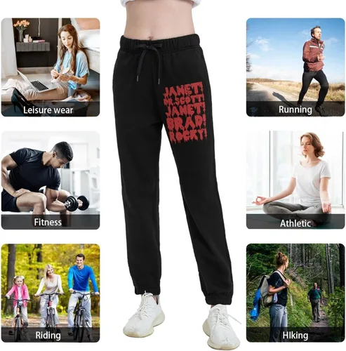 Vista 6 de The Rocky Horror Picture Show - Mameluco para mujer, casual, yoga, entrenamiento, cintura elástica, pantalones deportivos