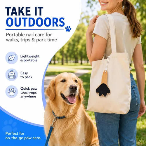 Vista 2 de Tablero de Rascado para Perros Almohadilla de Rascado para Perros Herramienta Multifuncional de Corte Alternativa a Cortaúñas Lima de Uñas