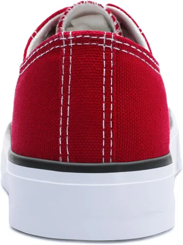 Vista 4 de Obtaom Zapatos de lona para mujer, zapatos deportivos de moda para caminar