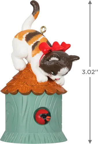 Vista 5 de Hallmark Keepsake Adorno de Navidad 2024, gatitos traviesos, regalos para amantes de los animales