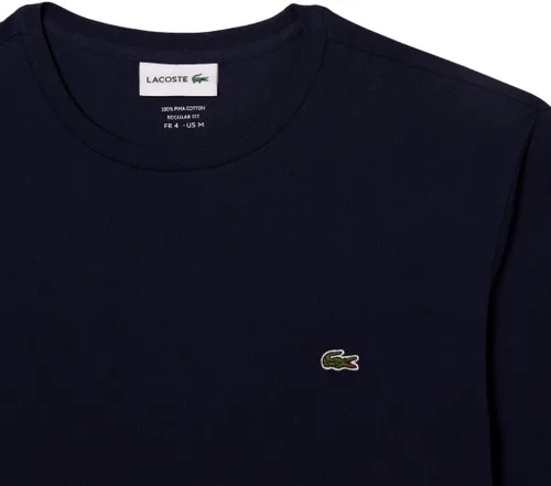 Vista 6 de Lacoste Camiseta Pima de Algodón de Manga Larga para Hombre