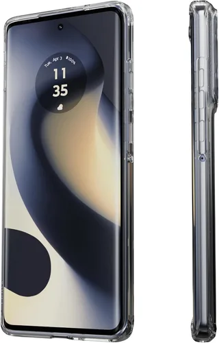 Vista 19 de Motorola Edge (2023) Funda protectora híbrida transparente - Ajuste de precisión, elegante funda para teléfono con absorción de golpes