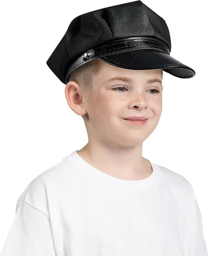 Vista 7 de Spooktacular Creations Sombrero universal de chófer negro para adultos, limusina, limusina, taxista, accesorio para disfraz de cosplay de Halloween