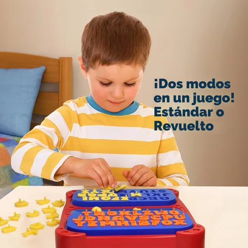 Vista 5 de Winning Fingers - Juego de mesa desplegable para niños con piezas de rompecabezas del alfabeto, divertido juguete educativo para 2 jugadores y 2