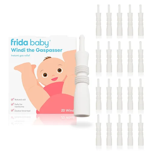 Vista 8 de Frida Baby Gassy Belly Rub Alivio de gases para bebés Crema de alivio de gases para bebés para masajes de vientre hecha con aceites naturales