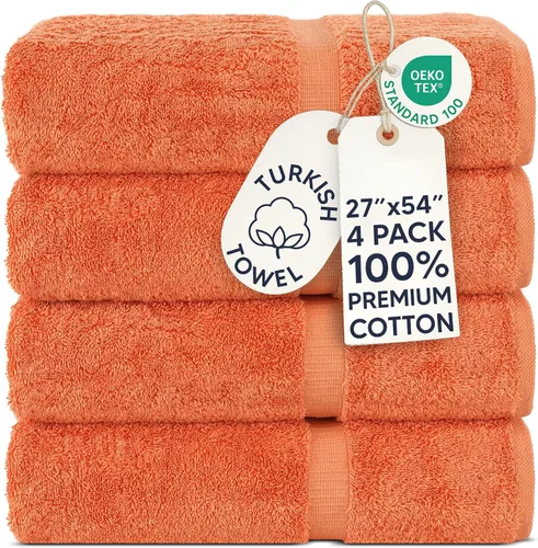Vista 112 de Chakir Turkish Linens - Toallas turcas de 100% algodón, suaves y absorbentes (juego de 3 toallas personalizables, color aguamarina)