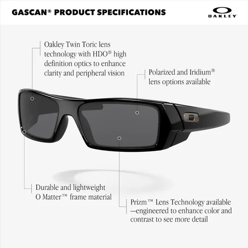 Vista 4 de Oakley Gafas de sol rectangulares Oo9014 Gascan para hombre